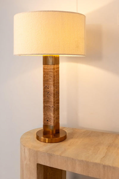 Alexander Jones Konsolentisch Biltmore aus italienischem Travertin | 140x40 cm