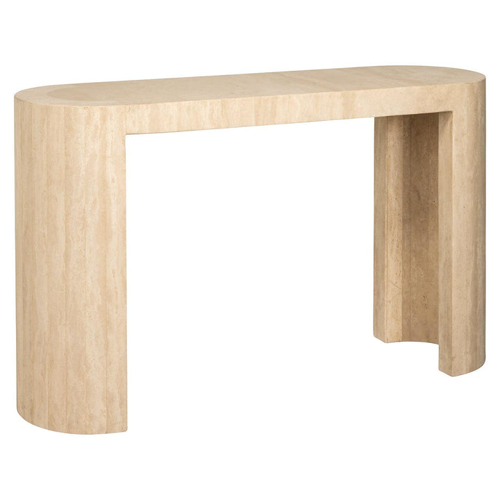 Alexander Jones Konsolentisch Biltmore aus italienischem Travertin | 140x40 cm