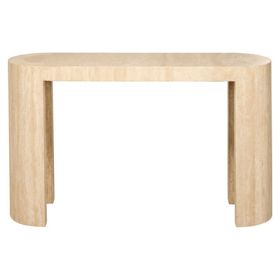Alexander Jones Konsolentisch Biltmore aus italienischem Travertin | 140x40 cm
