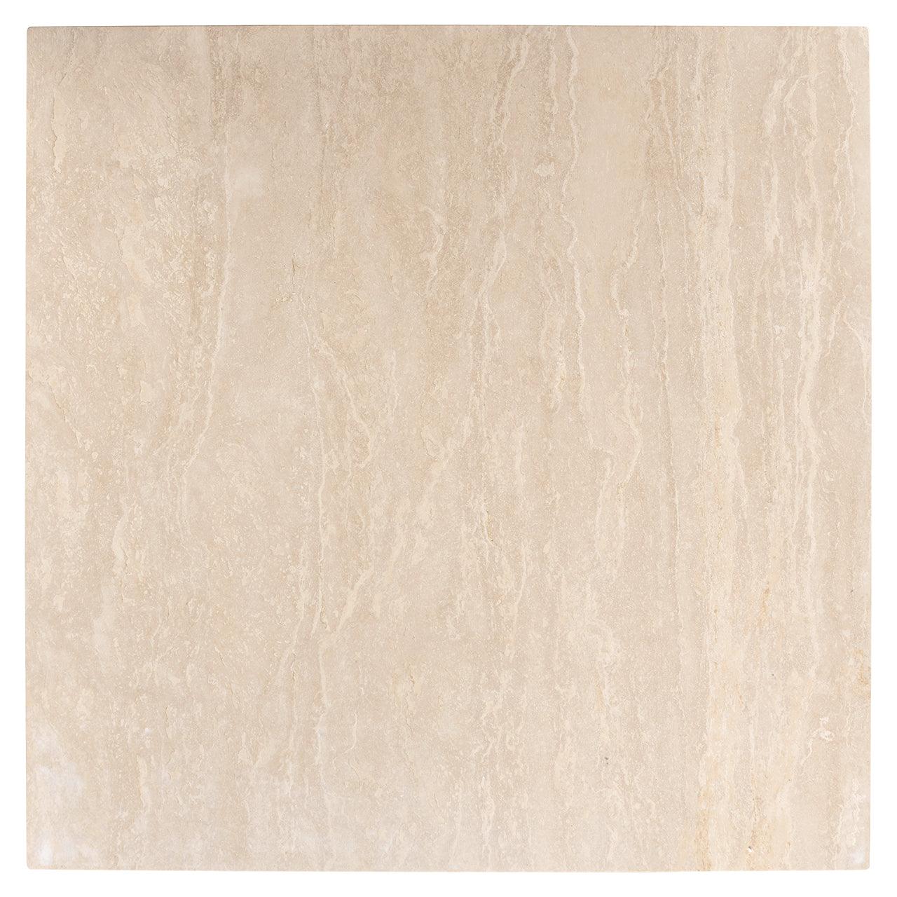 Alexander Jones Quadratischer Couchtisch Biltmore aus italienischem Travertin | 110x110 cm