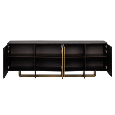 Alexander Jones Sideboard Dax 4-türig | Brushed Gold