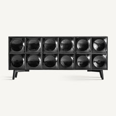 Vical Sideboard Rauly Made Of Mango Wood | Black