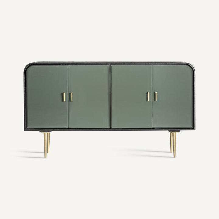 Vical Hochglanz-Sideboard Robertie | Grün