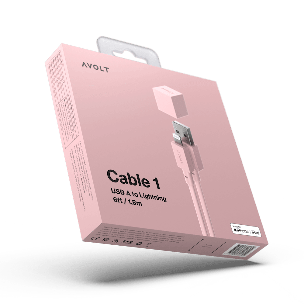 Avolt Cable 1 | Old Pink
