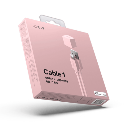 Avolt Cable 1 | Old Pink