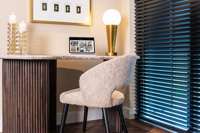 Richmond Interiors Marmor-Schreibtisch Rashford