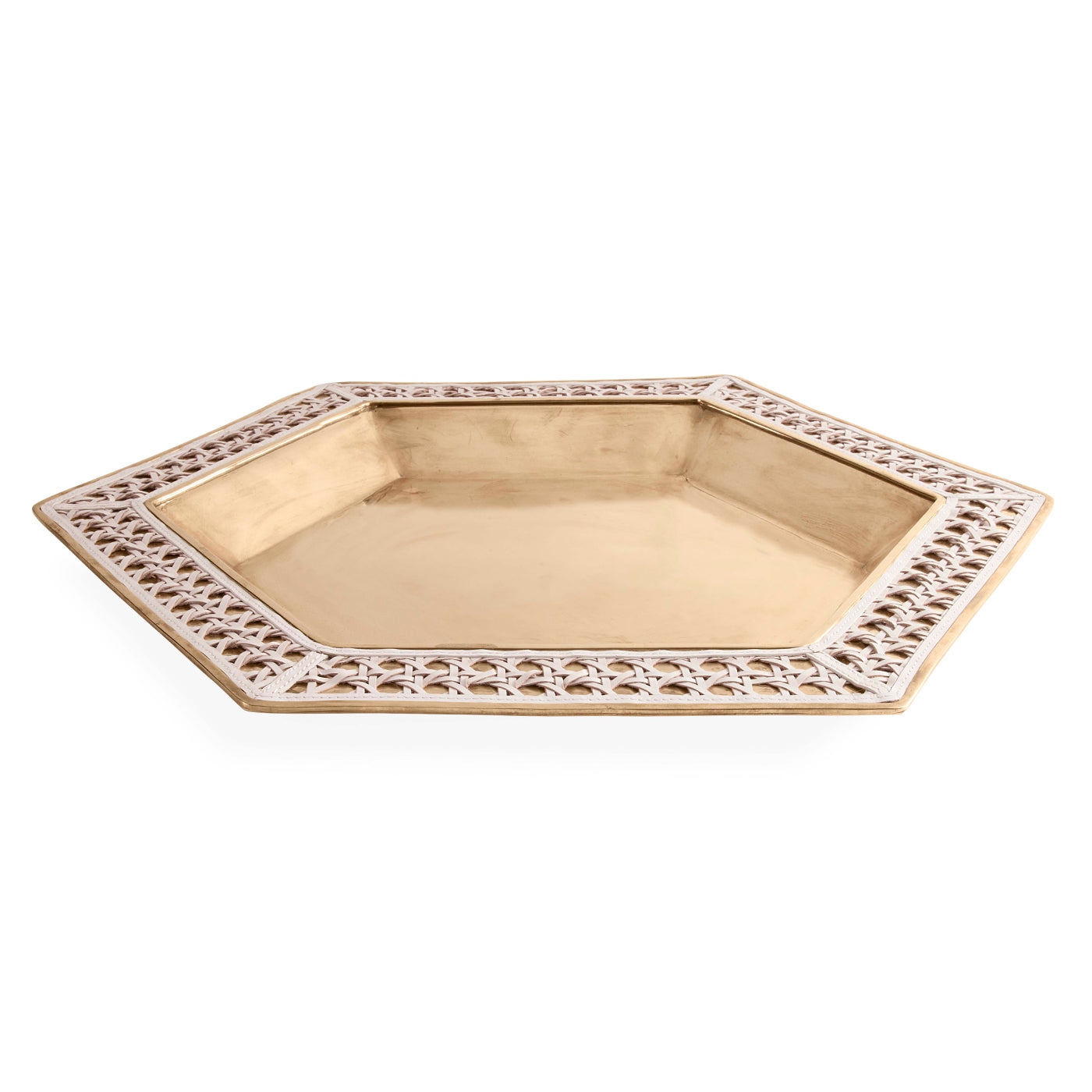 Jonathan Adler Servier- und Dekotablett Basketweave