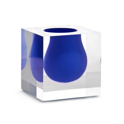 Jonathan Adler Vase Bel Air Mini Scoop | Cobalt