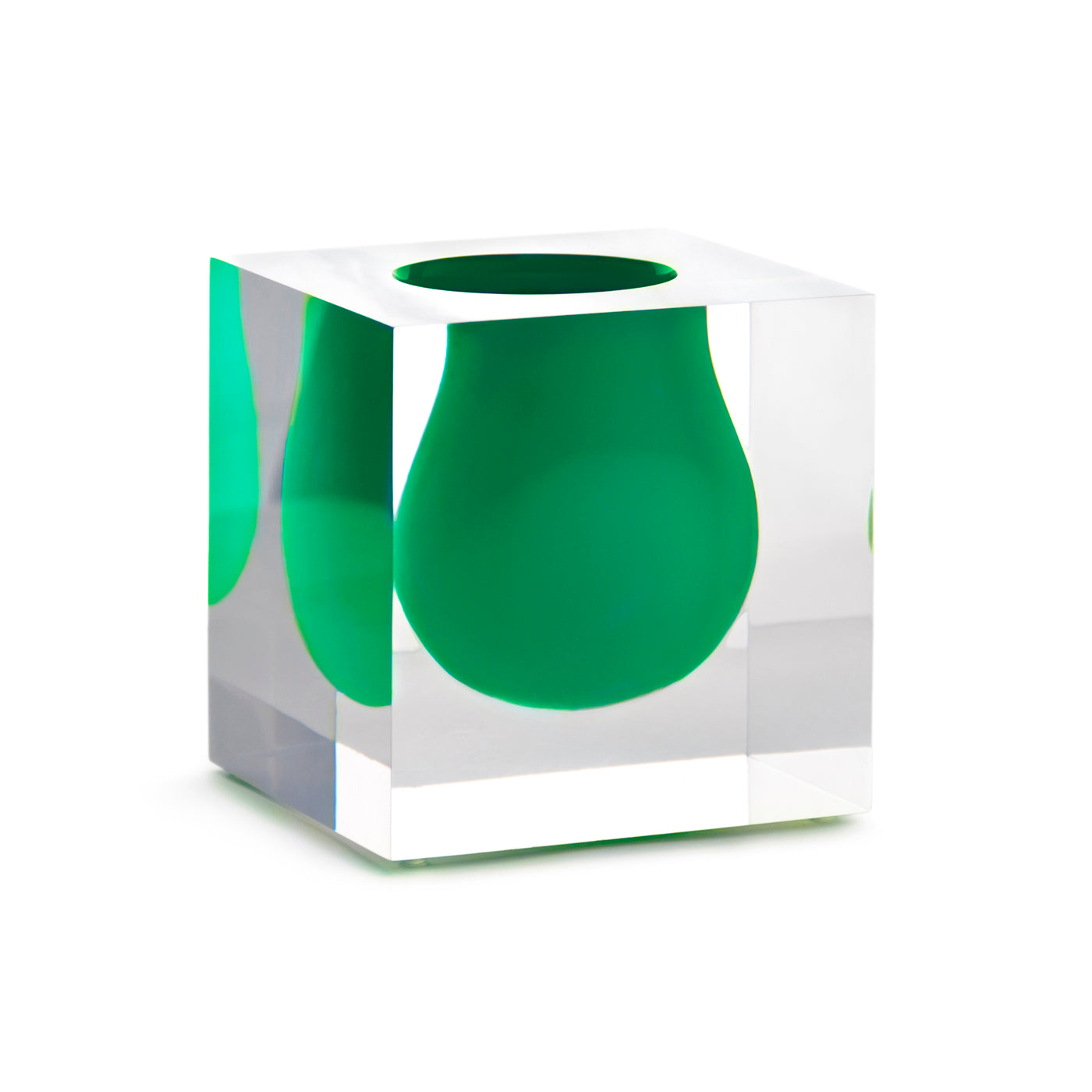 Jonathan Adler Vase Bel Air Mini Scoop | Emerald