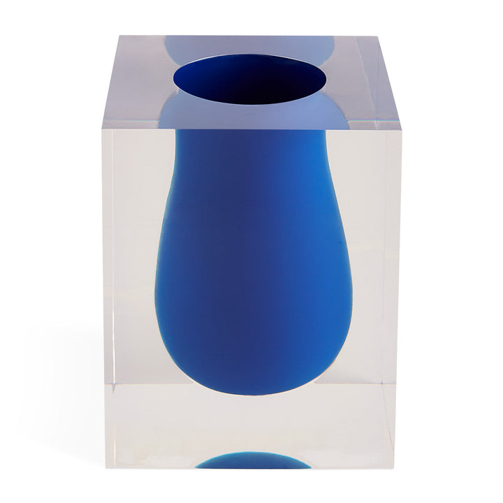 Jonathan Adler Vase Bel Air Scoop | Cobalt