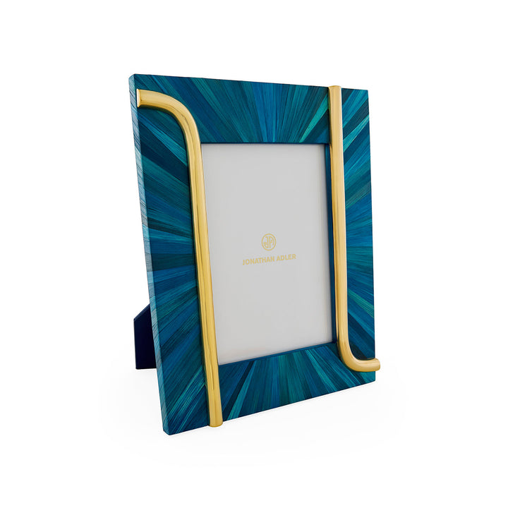 Jonathan Adler Cadre Photo Bijoux Turquoise | 12x17 cm