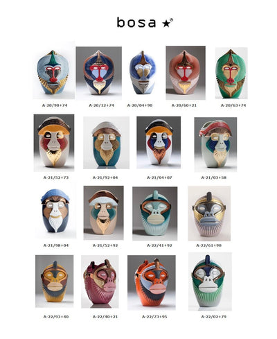 Bosa VASE PRIMATES MANDRILLUS