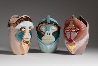 Bosa VASE PRIMATES MANDRILLUS