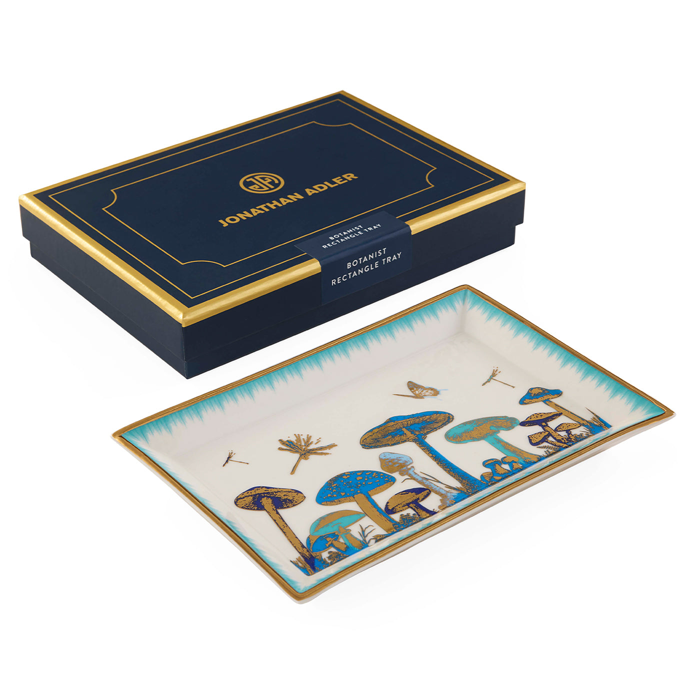 Jonathan Adler Ablageschale Botanist Mushroom Rectangle Tray