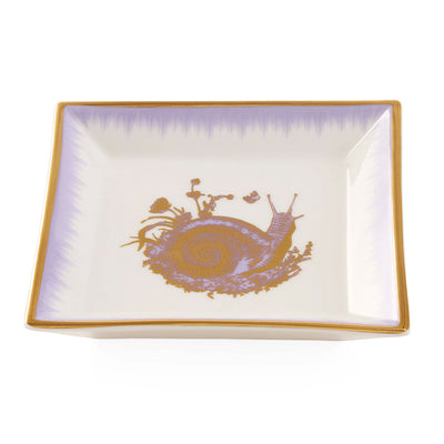 Jonathan Adler Ablageschale Botanist Snail Square Tray