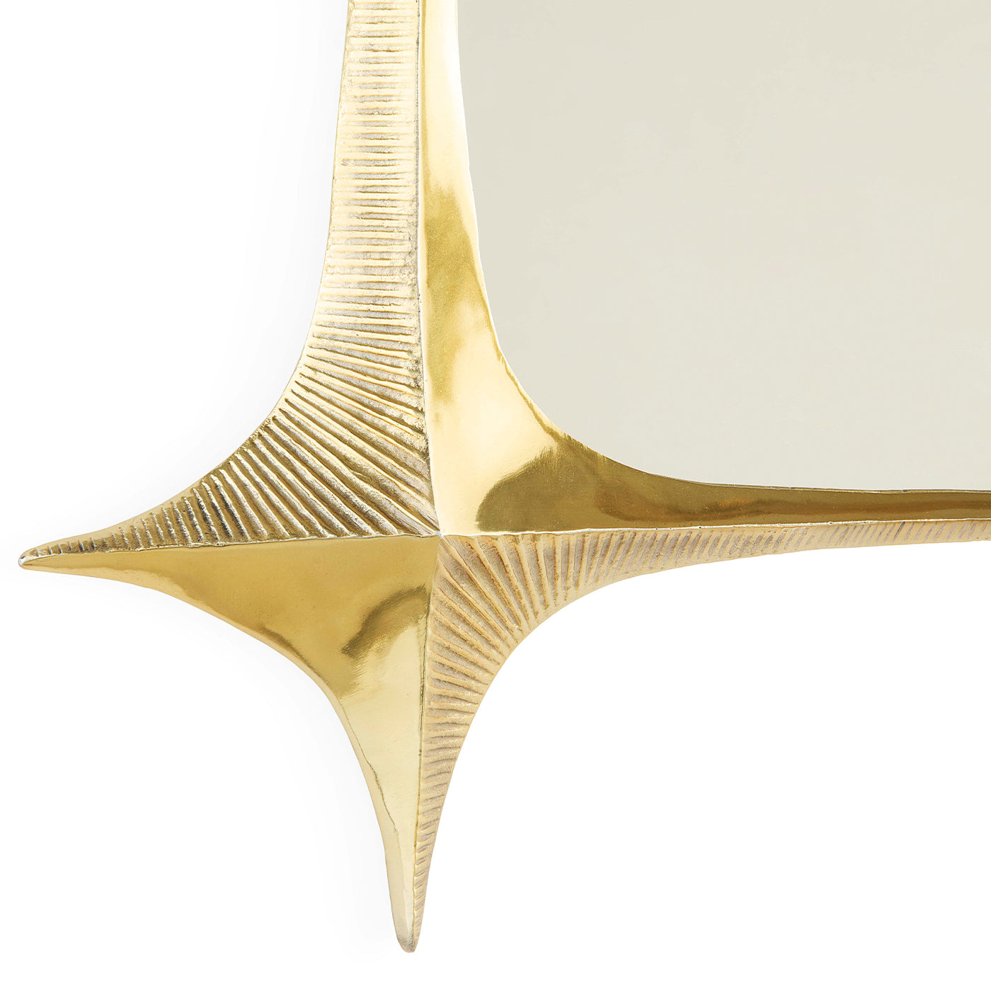 Jonathan Adler Rechteckiger Wandspiegel Brasilia | Gold