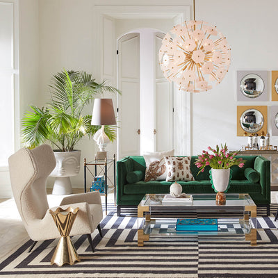 Jonathan Adler Beistelltisch Brass Ripple