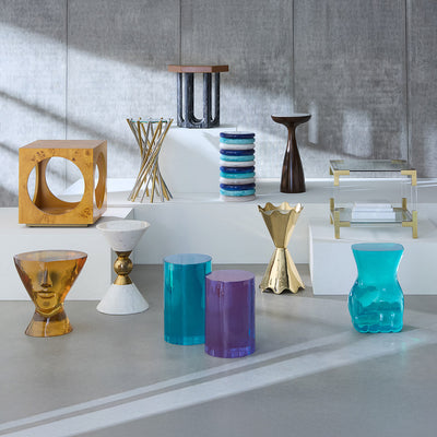 Jonathan Adler Beistelltisch Brass Ripple