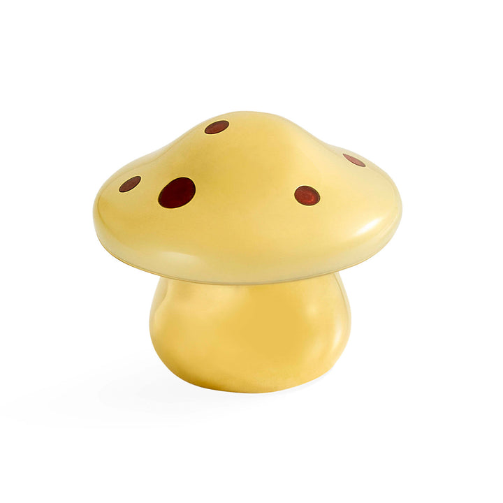 Jonathan Adler Aufbewahrungsdose Brass Mushroom Small | Messing mit echter roten Jade