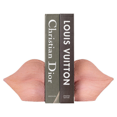 Richmond Interiors 2er Set Buchstützen Kiss | Rosa
