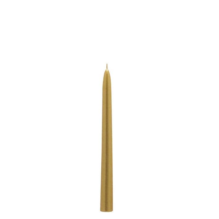 Ceralacca Glänzende Stabkerze Metallic Gold | 25 cm Codeso Living