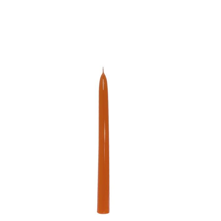 Ceralacca Glänzende Stabkerze Orange | 25 cm Codeso Living