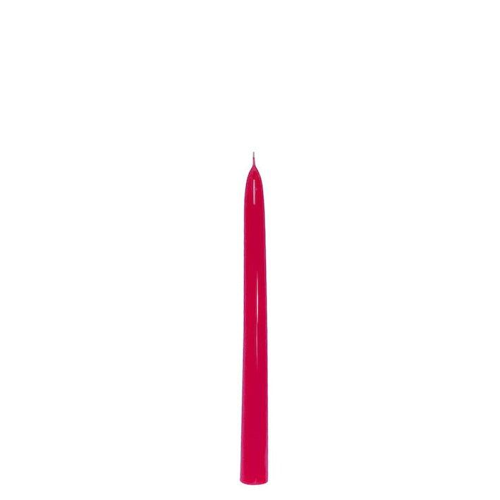 Ceralacca Glänzende Stabkerze Pink | 25 cm Codeso Living