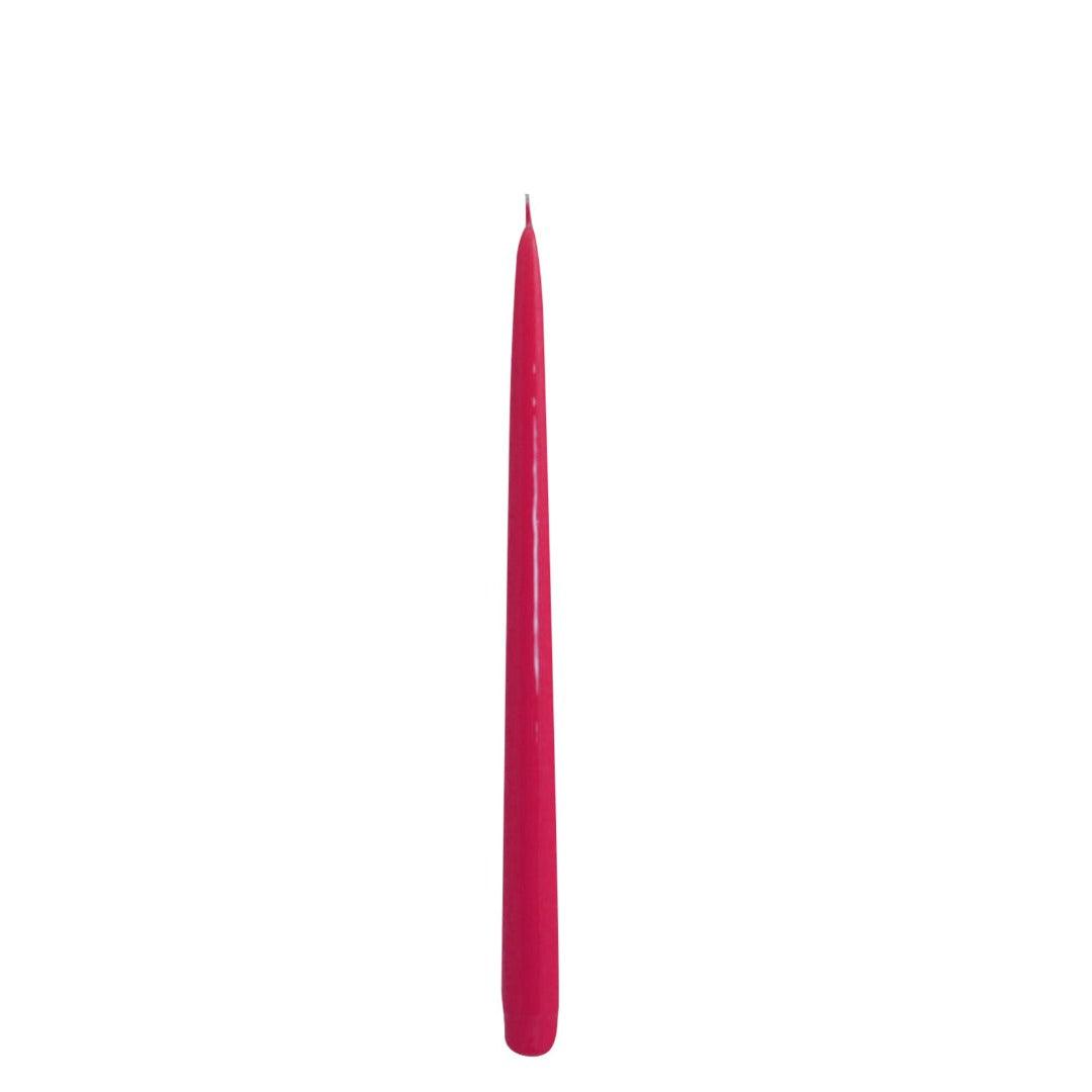 Ceralacca Glänzende Stabkerze Pink | 30 cm Codeso Living