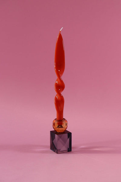 Ceralacca - Twisted Kerze in Orange | 28 cm - Codeso Living