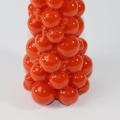 Ceralacca Weihnachtsbaum Kerze in Orange | Höhe 21 cm Codeso Living