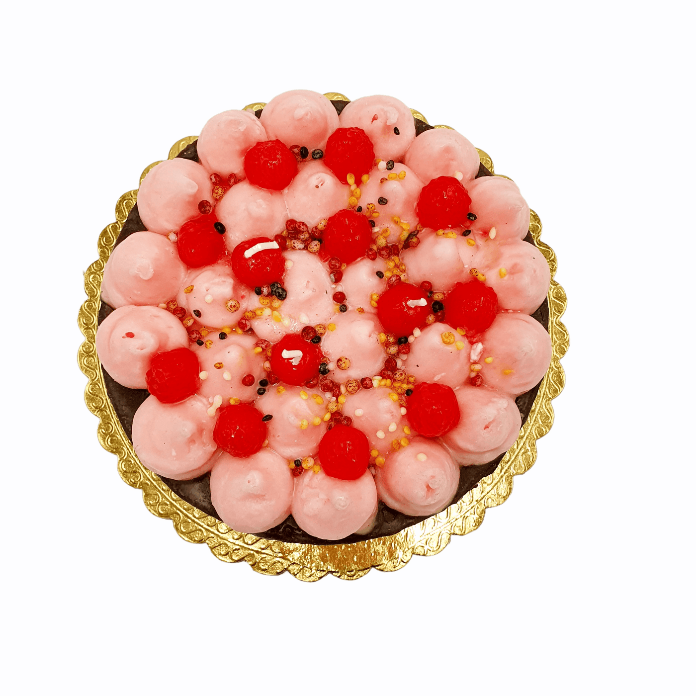 Cereria - Kerze in Form eines Layered Cake mit Schoko | Ø 19 cm - Codeso Living