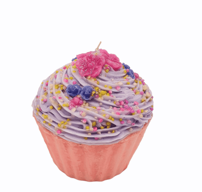 Cereria - Kerze in Form eines Maxi Cupcakes Rosa | Ø 17 cm - Codeso Living