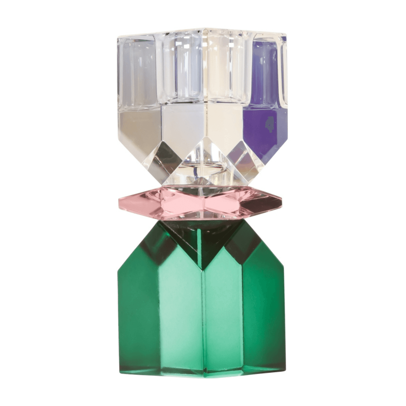 C´est Bon C´est Bon Kristall Kerzenständer | Rainbow, Rosa & Smaragdgrün Codeso Living