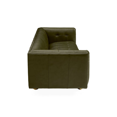 Jonathan Adler Ledersofa Claridge | Olive