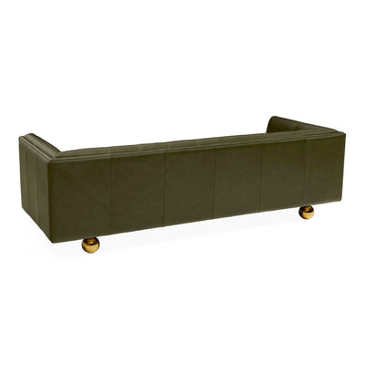 Jonathan Adler Ledersofa Claridge | Olive