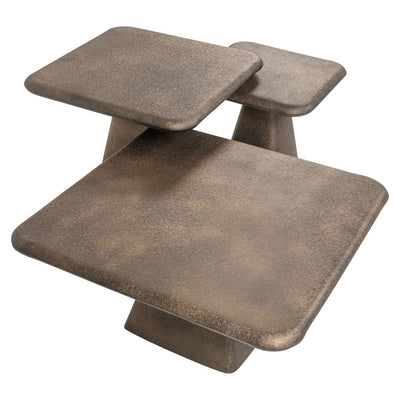 Richmond Interiors 3er Set Couchtisch Marlie | Dunkelgold