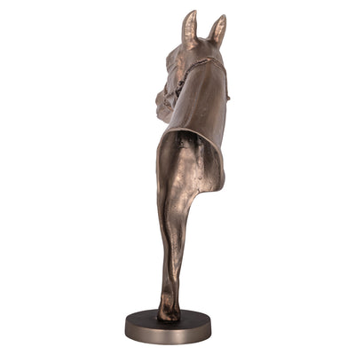 Richmond Interiors Deko-Objekt Skulptur Pferdekopf Jolly | Bronze