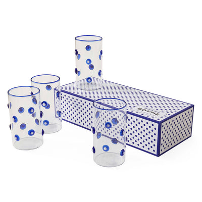Jonathan Adler 4er Set Trinkgläser Dottie Highball