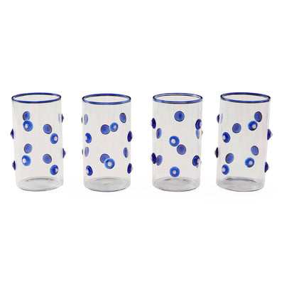 Jonathan Adler 4er Set Trinkgläser Dottie Highball