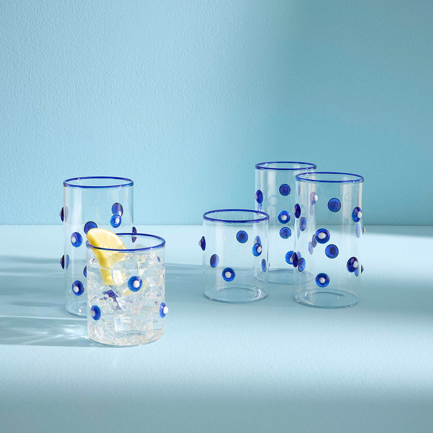 Jonathan Adler 4er Set Trinkgläser Dottie Rocks