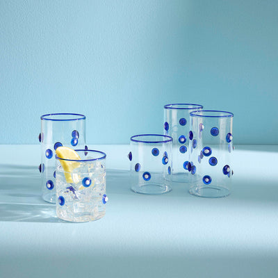 Jonathan Adler 4er Set Trinkgläser Dottie Rocks