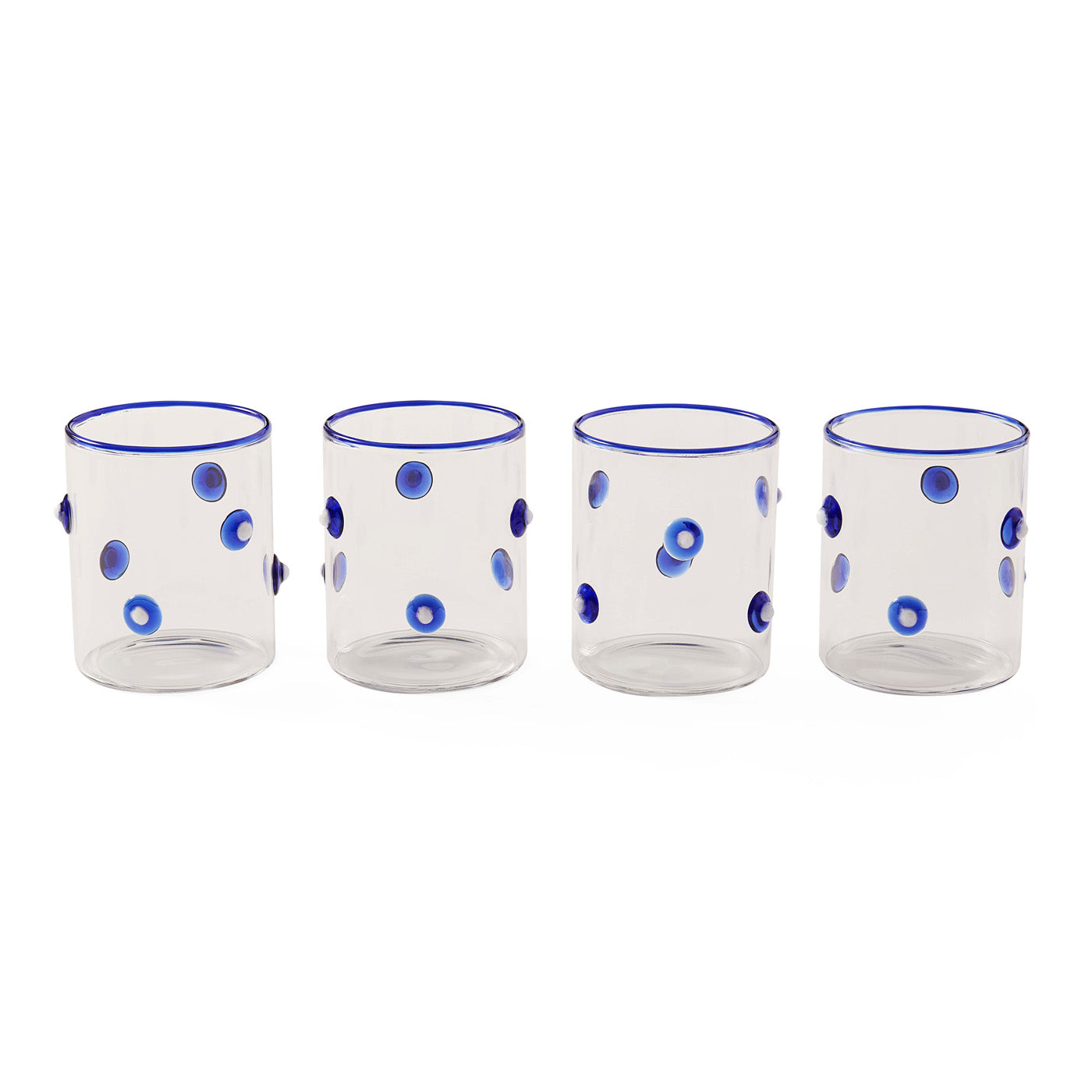 Jonathan Adler 4er Set Trinkgläser Dottie Rocks