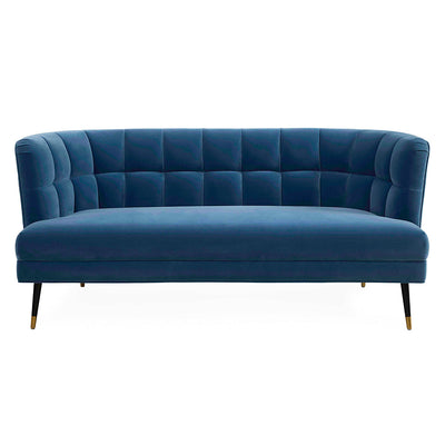 Jonathan Adler Samt-Cocktailsofa Draper | Varese Mariner
