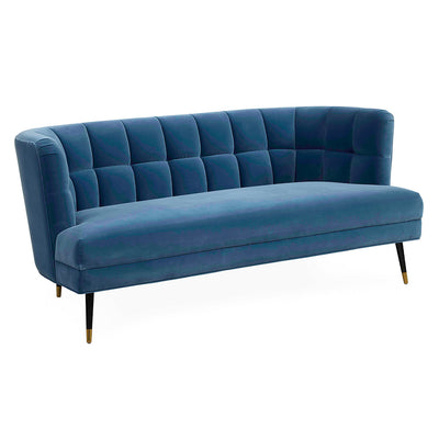 Jonathan Adler Samt-Cocktailsofa Draper | Varese Mariner
