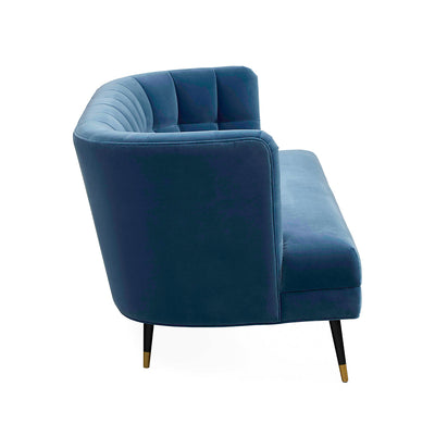 Jonathan Adler Samt-Cocktailsofa Draper | Varese Mariner