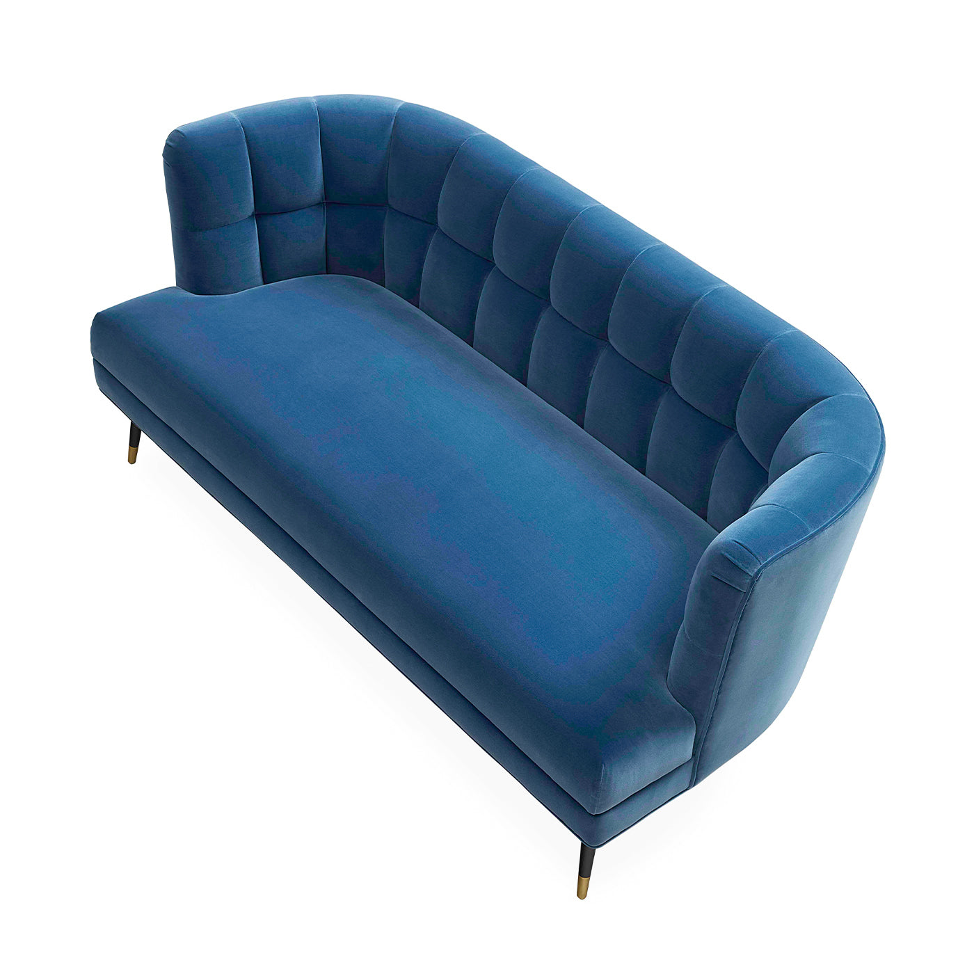 Jonathan Adler Samt-Cocktailsofa Draper | Varese Mariner