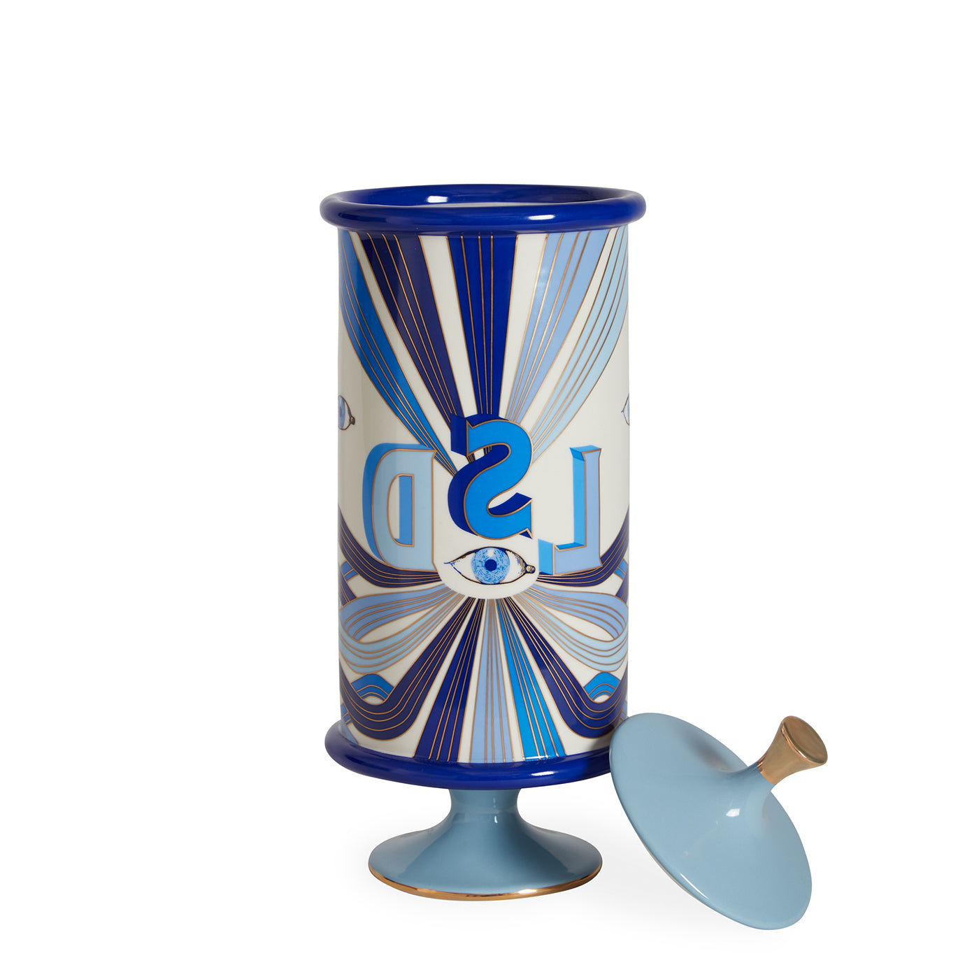 druggist canister collection - opened view