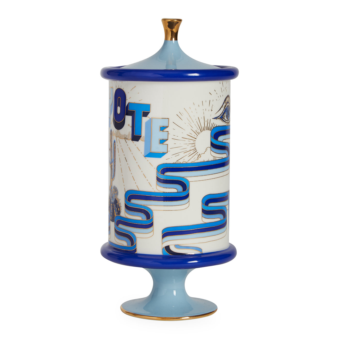 druggist peyote canister porcelain blue - holiday gifts shot