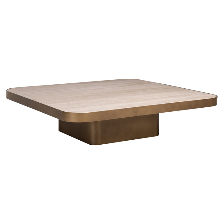 Richmond Interiors 2-in-1 quadratischer Couchtisch Claridge | 100x100 cm