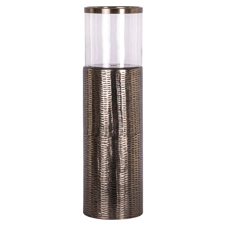 Richmond Interiors Windlicht Faylen Bronze | H 65 cm